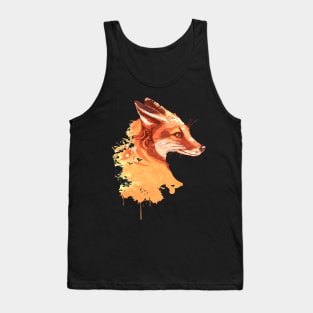 Watercolor Fox Tank Top